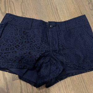 Navy eyelet Lily Pulitzer shorts